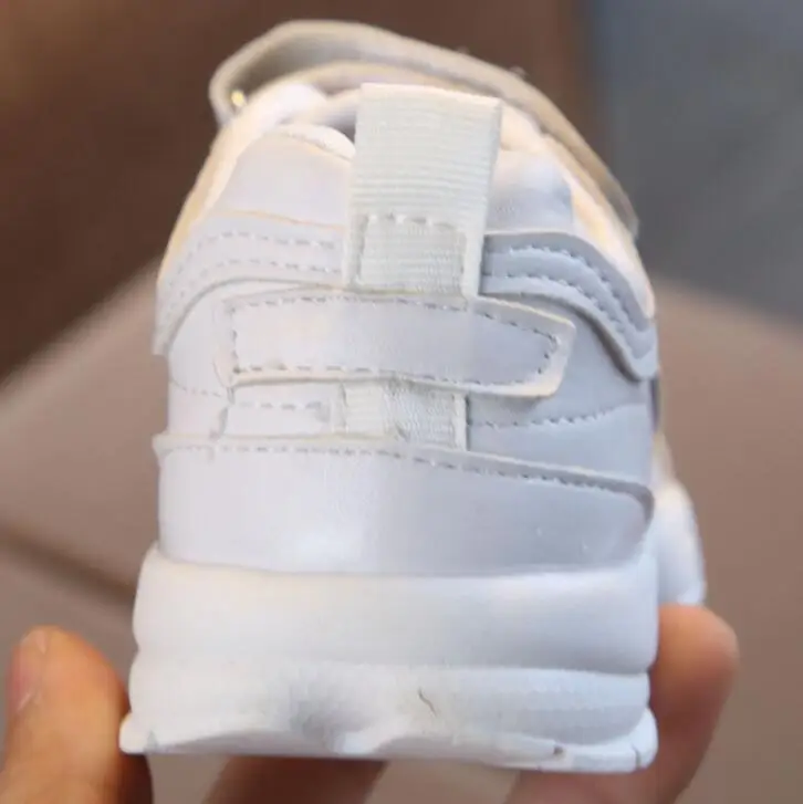 Spring Autumn Toddler Girl White Brand Sneakers Boy Casual Running School Sneakers Kid Children Soft Shoes