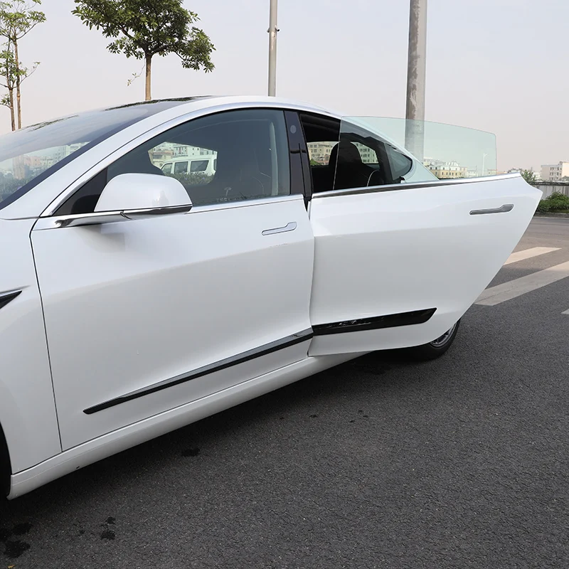Stainless steel Body trim for Tesla model 3 accessories/car accessories model 3 tesla three tesla model3 accessoires tesla 3