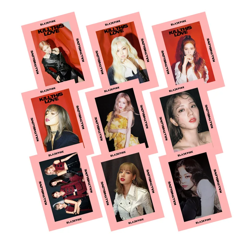 9 шт./компл. креативные kpop Blackpink фотостудии модные Kill This Love альбом прозрачные карты blackpink kpop фото карты Новые поступления