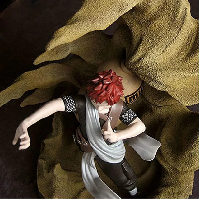 Anime NARUTO Shippuden Shinobi Sabaku no Gaara Sand Coffin PVC Action Figure Doll Resin Collection Model Toy Gifts