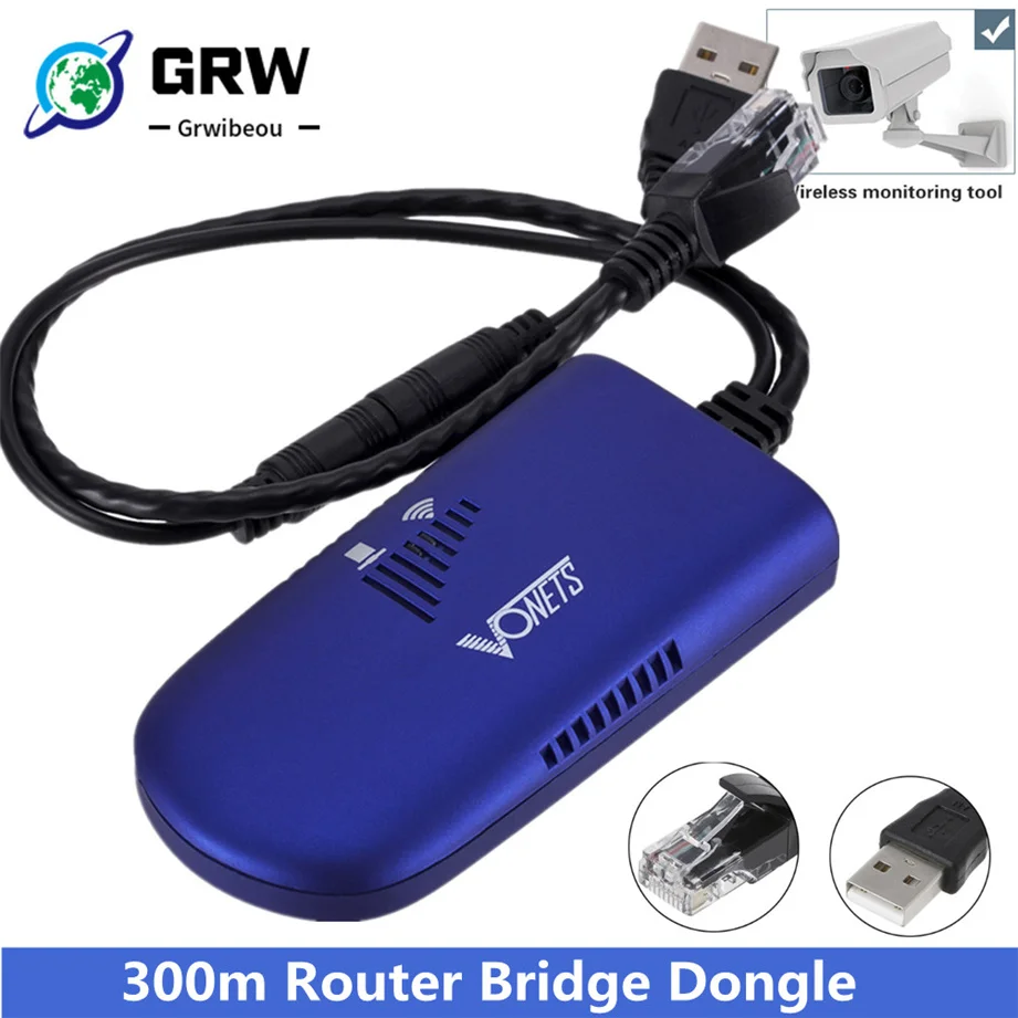 Vap11G-300 Rj45 Mini Wifi Wireless Bridge Ripetitore Wifi Router Wi-Fi Per Computer Monitor Telecamera Di Rete Q15183