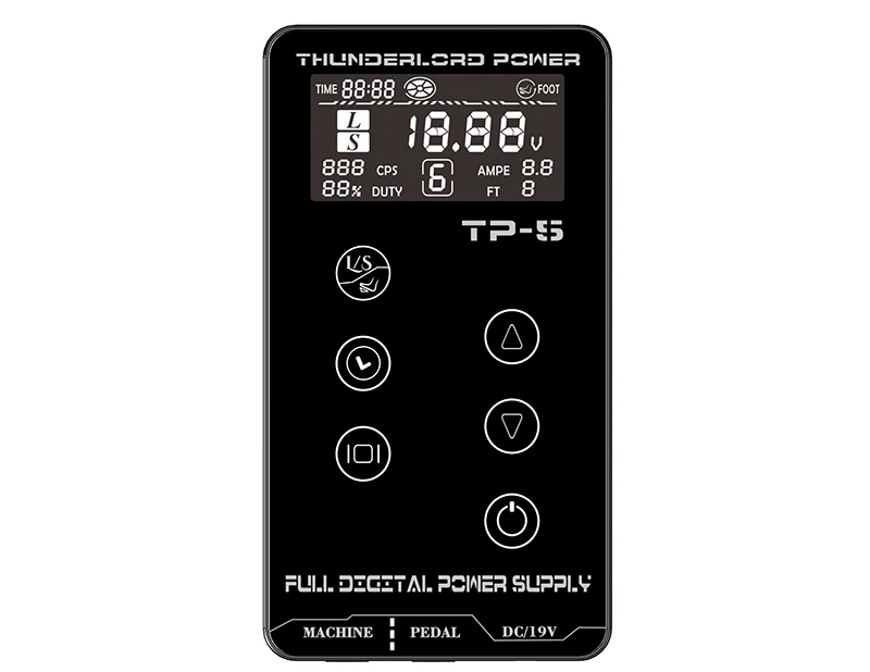 Hp-2 HURRICAN UPGRADE сенсорный экран TP-5 интеллектуальный цифровой lcd макияж двойное тату источник питания набор тату источник питания - Цвет: Белый