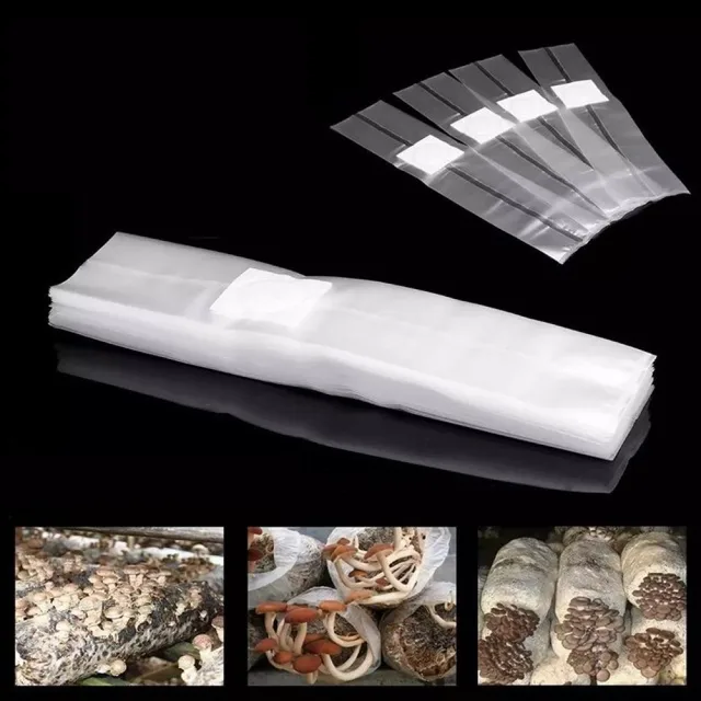 10/20/50 Db Gombás Táska Polipropilén Hőálló Termesztési Gombához Gomba Szemcsék 18X35Cm/15X35Cm