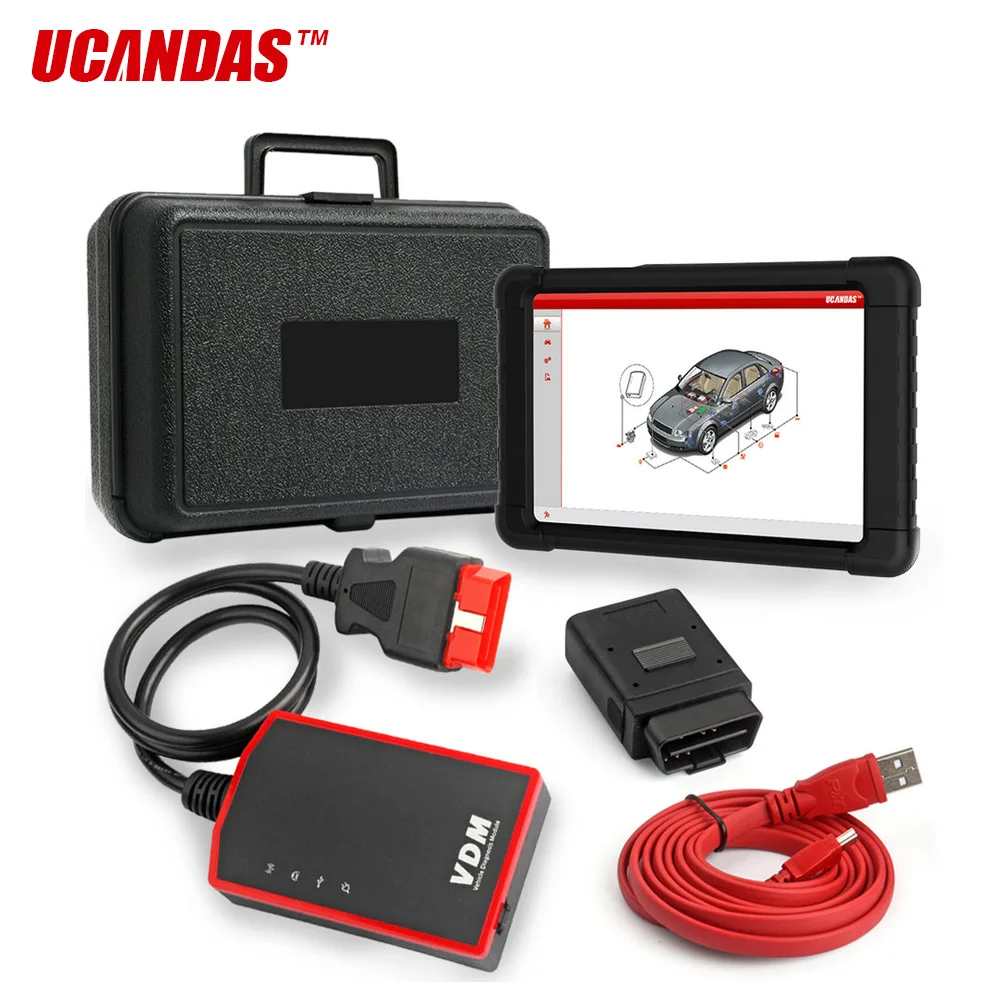 UCANDAS ВДМ Wi Fi полный Системы Беспроводной OBD2 сканер мульти Язык ODB2 OBD 2 Авто
