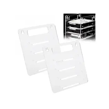 

Clear Acrylic 4 Layer Hard Disk Drive Rack Desktop Computer 3.5 inch HDD Cage Tray