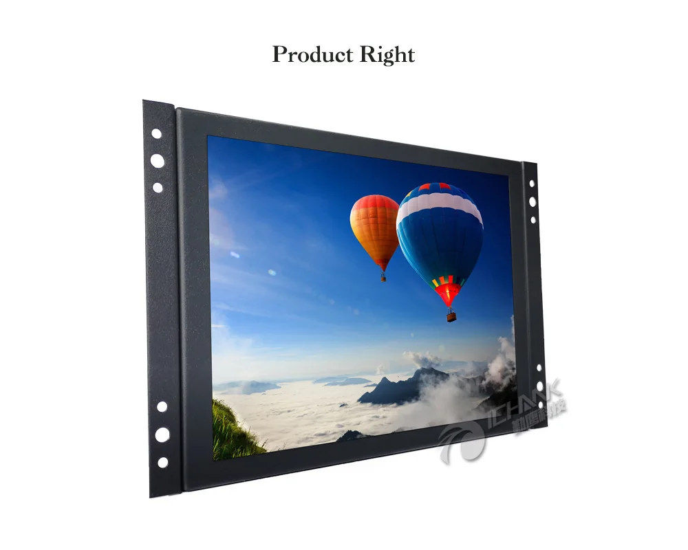 K080TN-ABV/" дюймовый 1024x768 4:3 металлический чехол BNC VGA AV настенный Встроенный Открытый каркас промышленный ПК монитор ЖК-экран дисплей