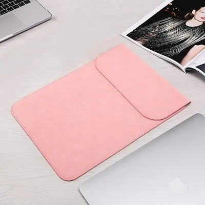 Pink Мужская и женская сумка для планшета из искусственной кожи с матовым рукавом для ipad Air 3 Pro 10,5 дюймов Чехол для huawei MediaPad M5 M6 10,8 Tab - Цвет: Pink