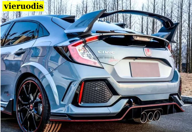 Автомобильные аксессуары для Honda CIVIC Hatchback 2016 2017 2018 спойлер из АБС-пластика