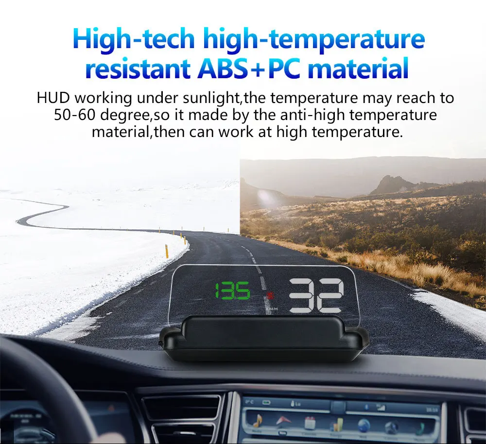 Дисплей HUD T900 gps OBD OBD2 Head Up дисплей T900 автомобильный проектор Цифровой измеритель скорости автомобиля Охранная сигнализация