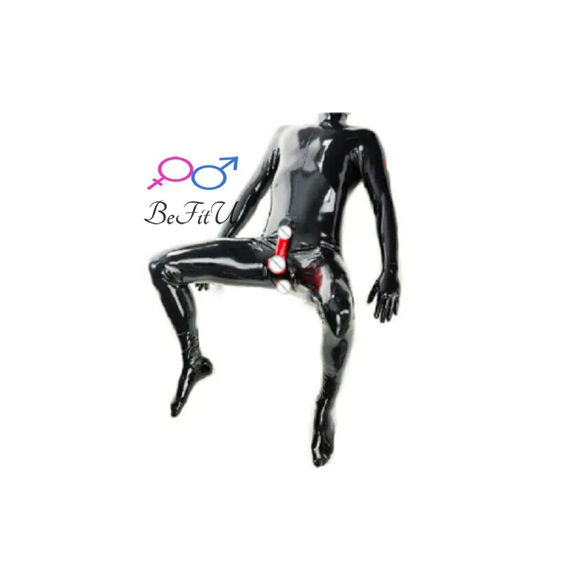 Латексный Фетиш Костюм Кошки zentai боди мужское полное покрытие с презервативом