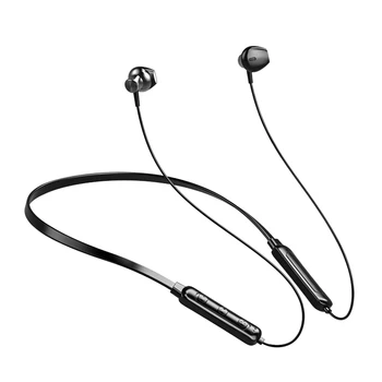 

Q7 Bluetooth 5.0 Earphone 4D Sound Wireless Headset Neck-hanging 135mAh large battery Magnetic Attraction for SmartPhone
