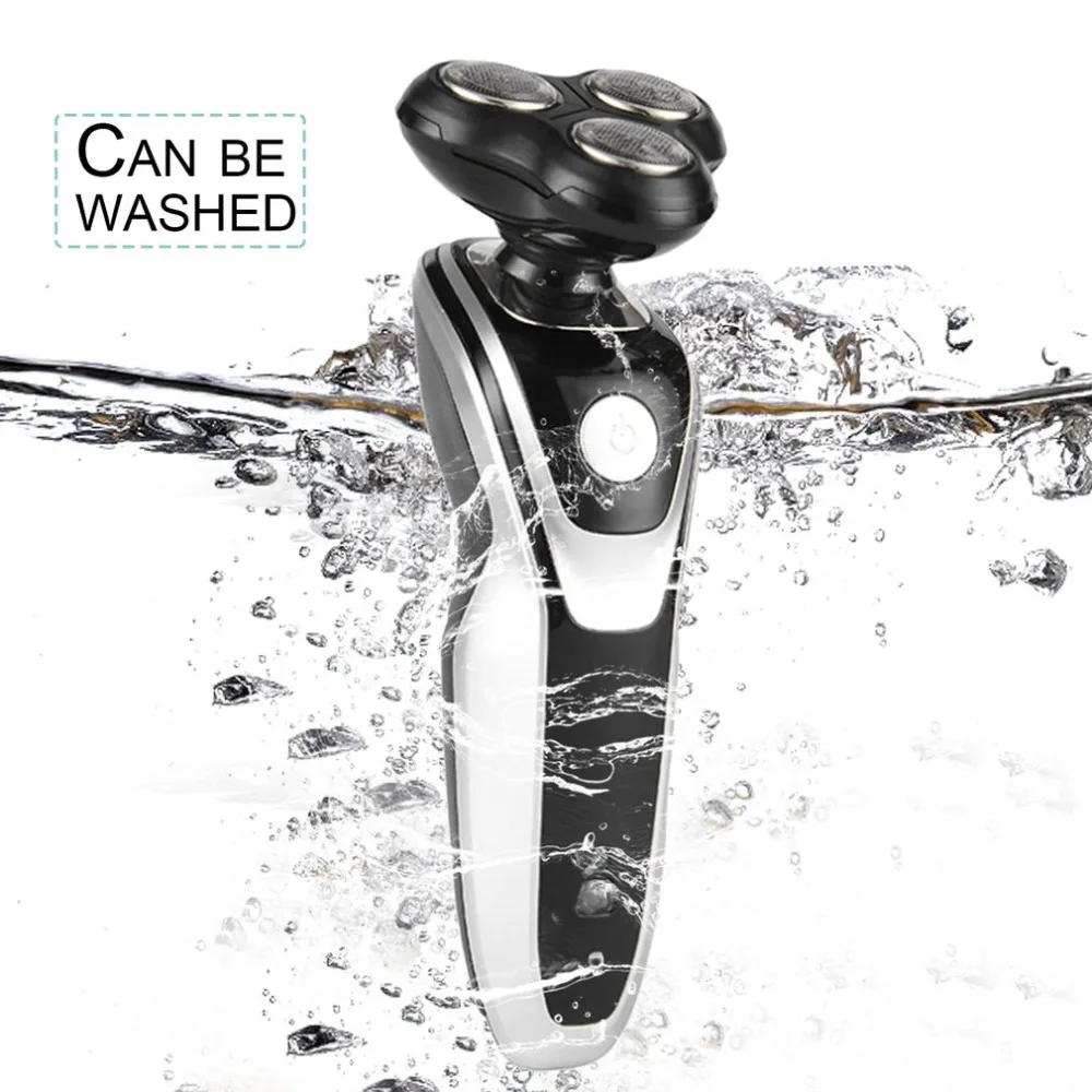 5-in-1 4D 3 Blades Electric Shaver Waterproof Rotating Electric Razor Beard Clipper Nose Hair Cutter