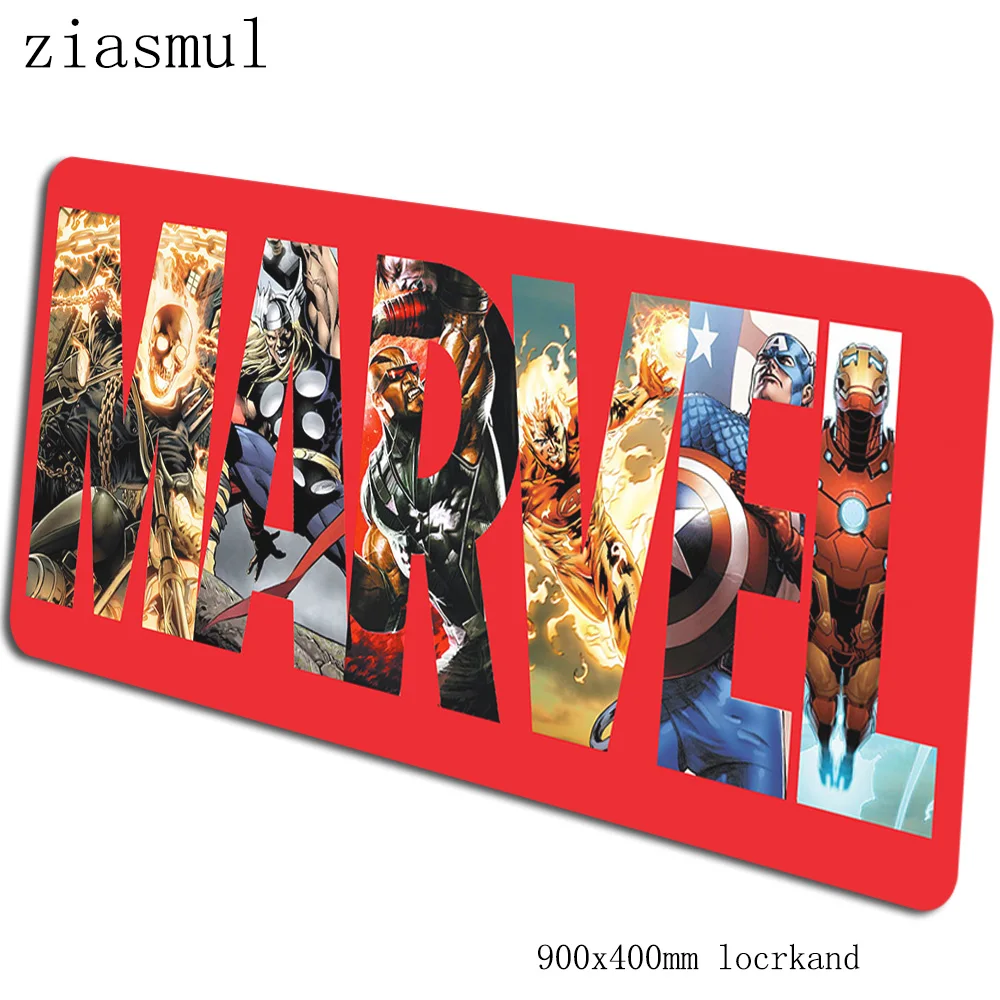 Коврик для мыши с логотипом комиксов Marvel, 90x40 см, коврики для мыши, 3d игровой коврик для мыши, геймер, модные персонализированные коврики для мыши, клавиатура, ПК, коврик - Цвет: pattern 5