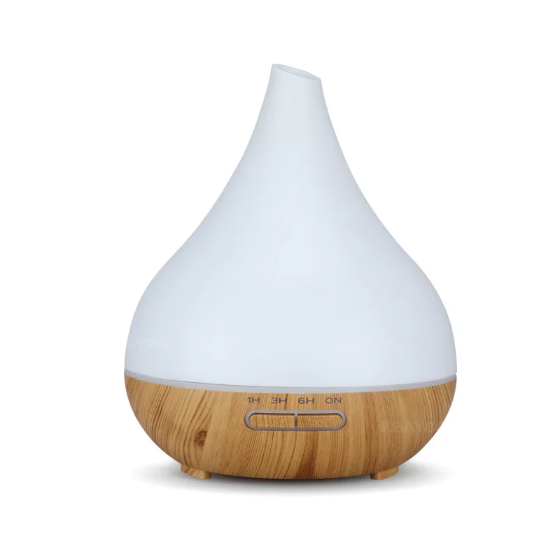 light wood KAIPUTE 400 мл увлажнитель воздуха Эфирное масло Арома диффузор 7 цветов светодиодный фонарь холодный туман производитель Ароматерапия очиститель воздуха - Цвет: light wood