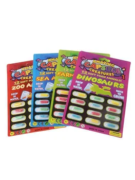 

New Magic Soft EVA Baby Cognition Toys Early Educational Toy Kids Cartoon Dinosaur Toys Bath Toy Grow Capsule