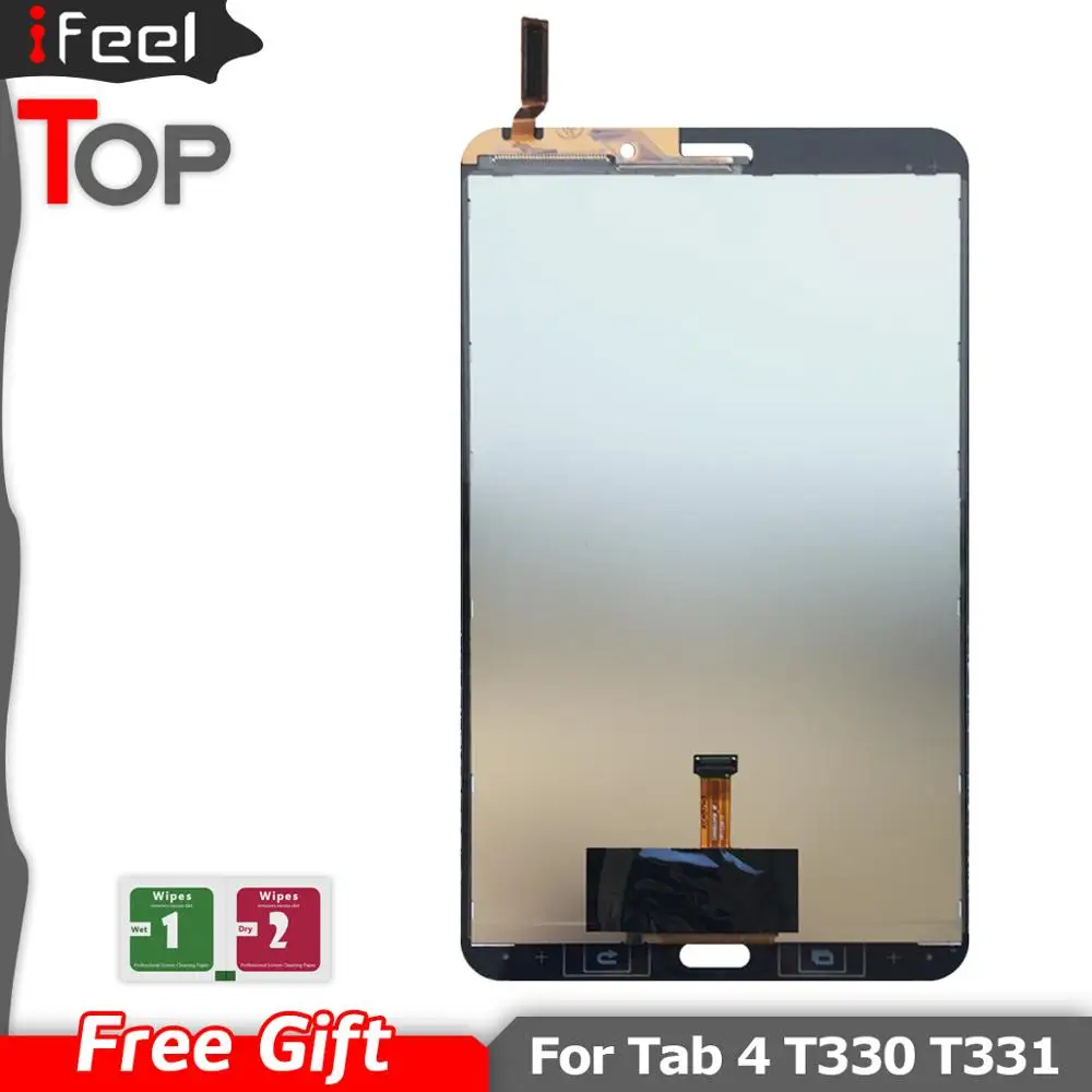 100% протестированный ЖК-дисплей для Samsung GALAXY Tab 4 8 0 T330 WiFi T331 3G датчики сенсорный