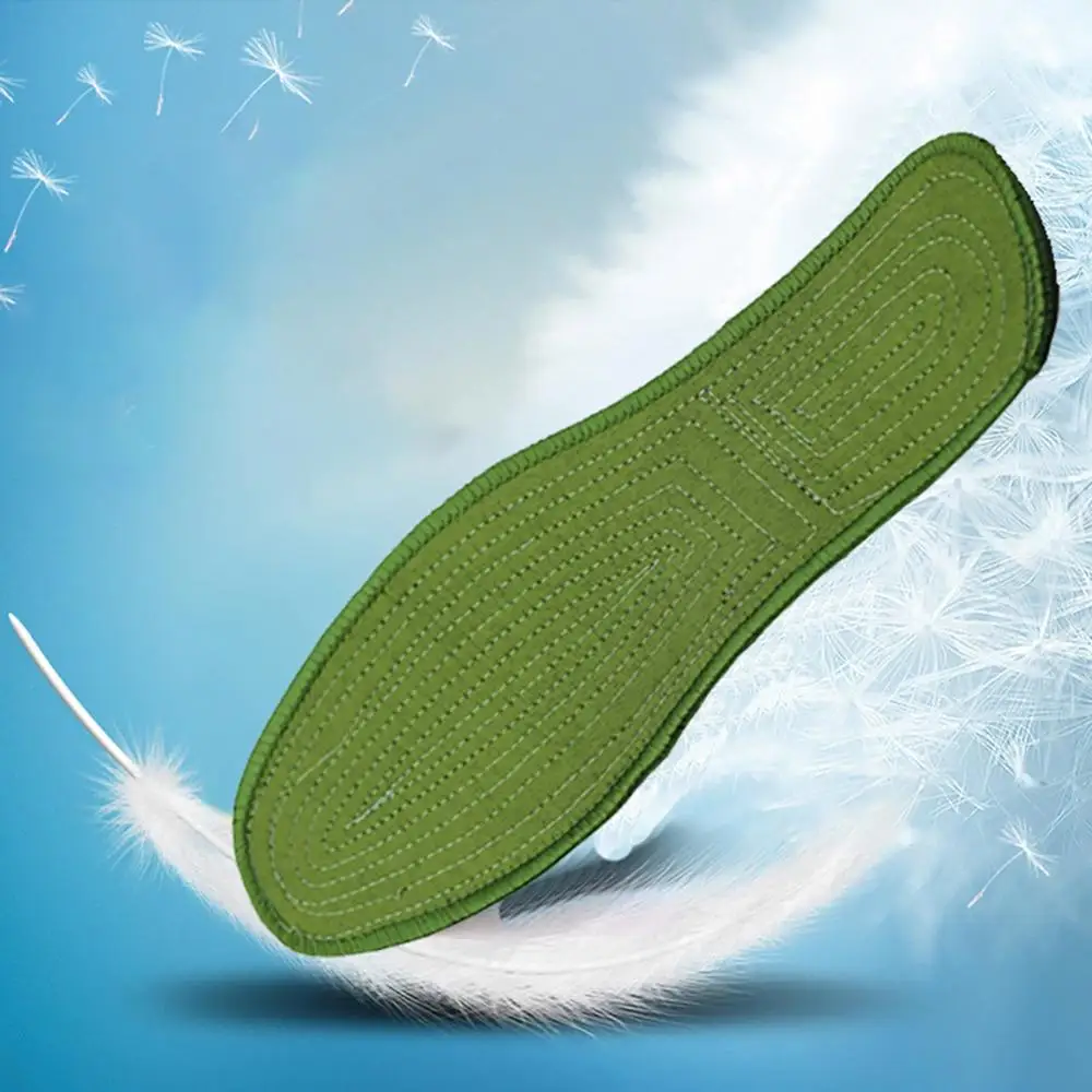Shoe Insoles For Unisex Breathable Sweat Absorption Deodorization Cotton ShoeInsert Pad Sneaker Sports Shoes Foot Care Accessory