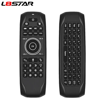 L8STAR G7 Russian Backlit Fly Air Mouse with IR Learning Wireless Mini Keyboard Universal 2.4G Remote Control for Android TV BOX