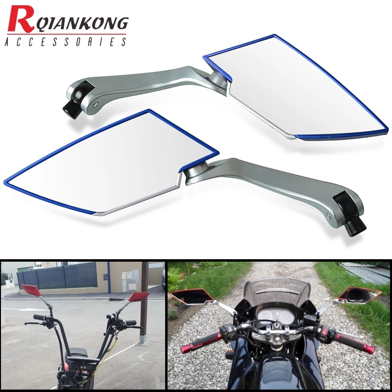 Для Yamaha XTZ250 Lander TT-R 125LW/E 50E 90E 110E Unviersal ATV Кафе Racer мотоцикл зеркало заднего вида зеркала для мотокросса 10 мм 8 мм