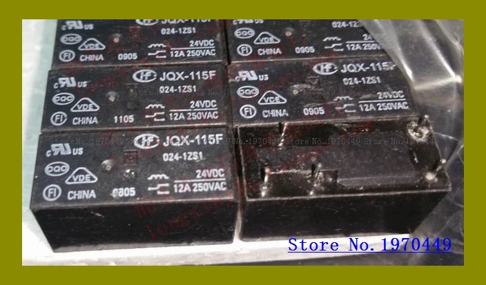 JQX-115F-H 024-1ZS1A(555)/1ZS1B(610)/1ZS1 115F-1C-5P-24V