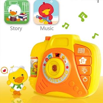 

1pc Camera Toy Projection Kids Educational Toys for Children Baby Gifts Music and story Toy accompanying the baby to sleep