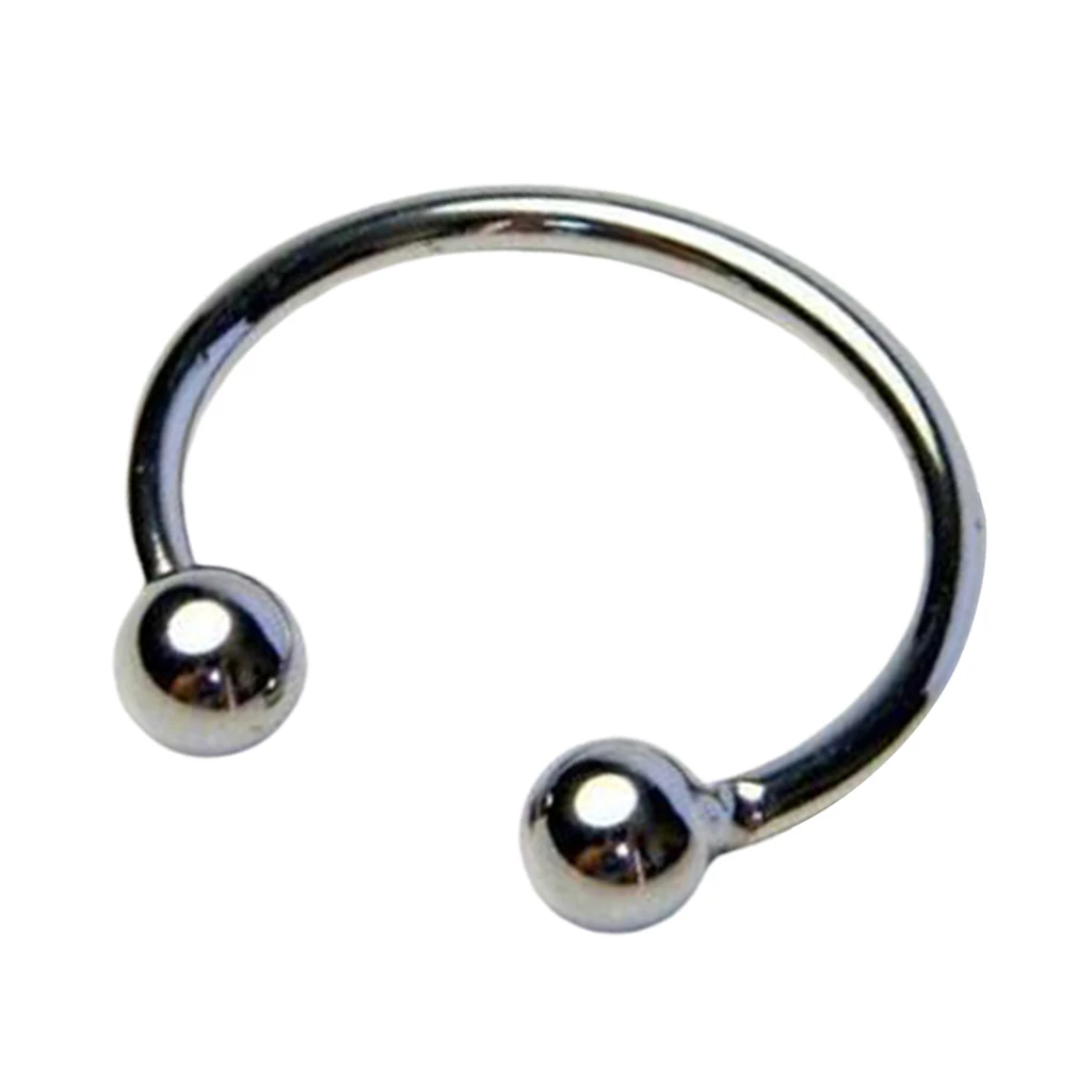 Penis Ring Polished Stainless Steel Male Delay Ejaculation Penis Ring Chastity Lock Device Sex Toys For Couple Sex Products