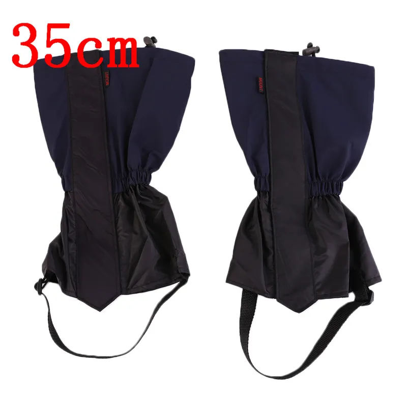 35cm navy blue TSAI 1 пара водонепроницаемых ветрозащитных походов для прогулок, альпинизма, охоты, зимние легинсы, гетры, наборы для путешествий - Color: 35cm navy blue