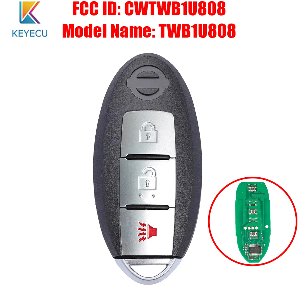 KEYECU FCC аддитивного цветового пространства (ID: CWTWB1U808 для Nissan Cube Juke Quest листьев Versa Note