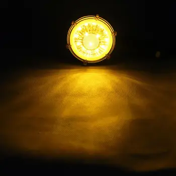 

Amber/Blue Motorcycle LED turn signal ligh Halo Indicator 2x Motorcycle