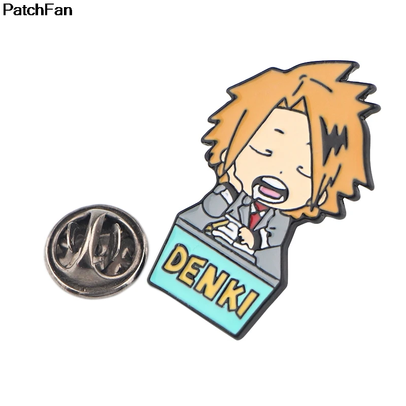 Patchfan My Hero Academy эмалевые броши, булавки из цинкового металла insignia para рюкзак «сделай сам» одежда для сумки, Бейджи для мальчиков и девочек A2691