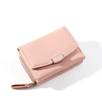 

2020 Clutch Women Female Purse Money Clip Wallet Women Wallets Small Fashion Brand Leather Purse Women Ladies Card Bag For Women