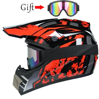 

Off-Road Helmet Dirt bike motocross DOT approved cross helmet Downhill mountain helmet