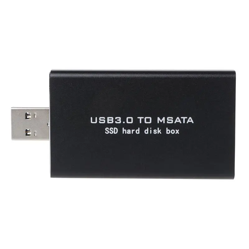 USB 3,0 для mSATA SSD жесткий диск конвертер адаптер корпус Внешний чехол коробка ASM1153E 24BB