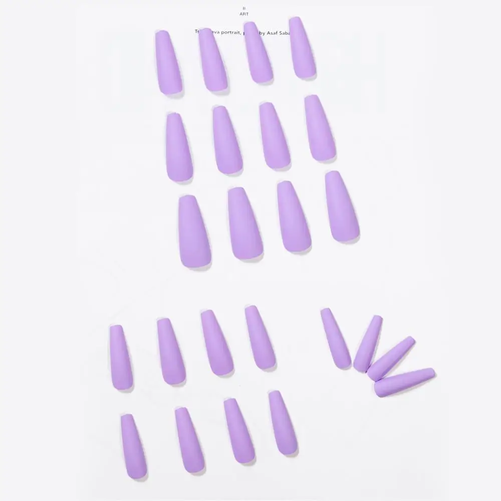 24pcs-colourful-and-Long-Ballerina-Nails-detachable-False-Nail-Tips-With-Glue-Press-on-Nails-Art (5)