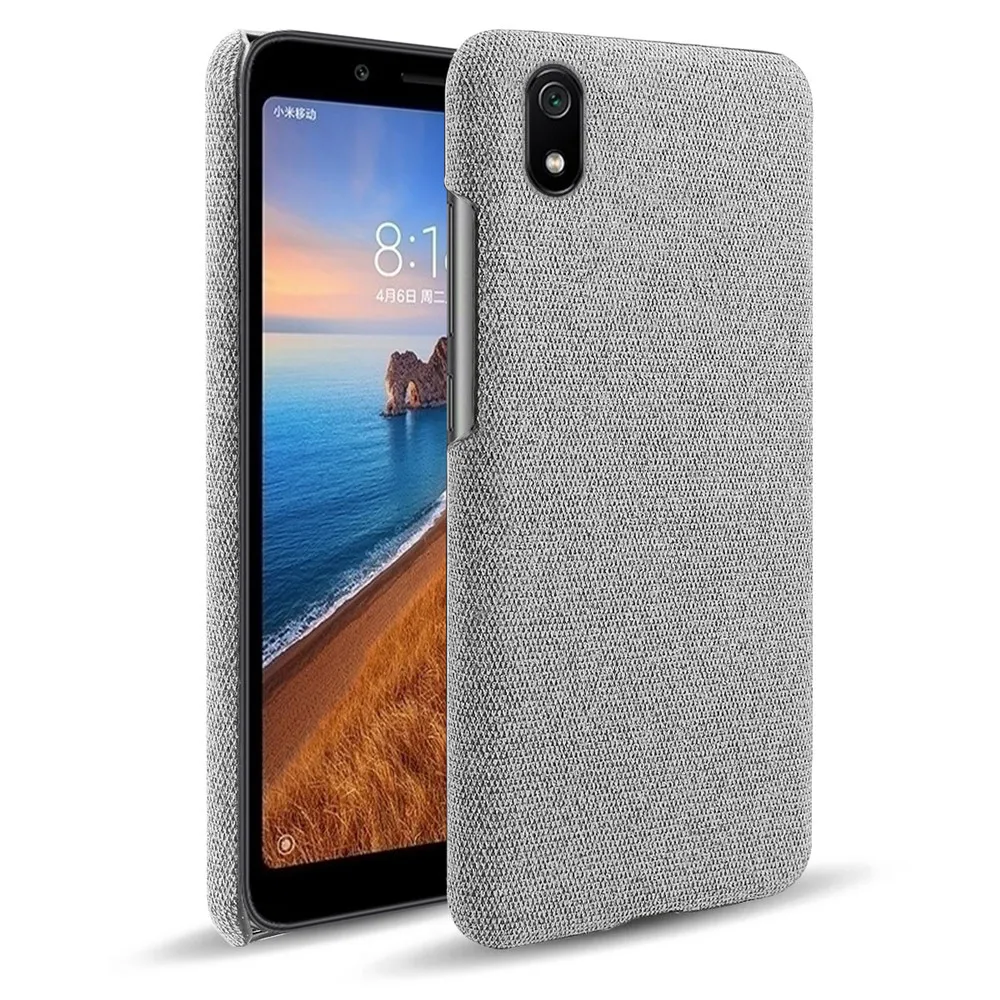 

Cloth Cases For Redmi 7A Case Slim Retro Cloth Hard Phone Cover For Xiaomi Redmi 7A 7 A 5.45" MZB7995IN M1903C3EG Funda Capa