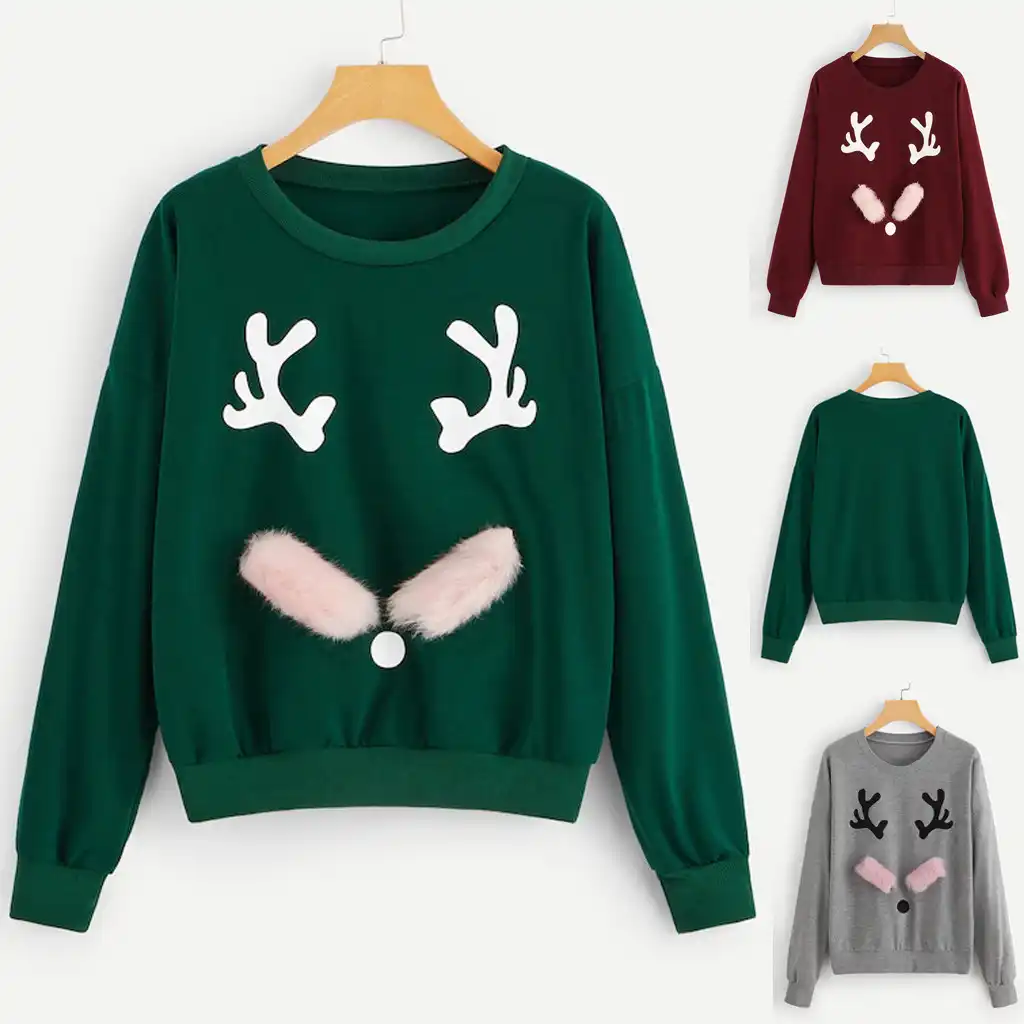 girls xmas sweatshirt