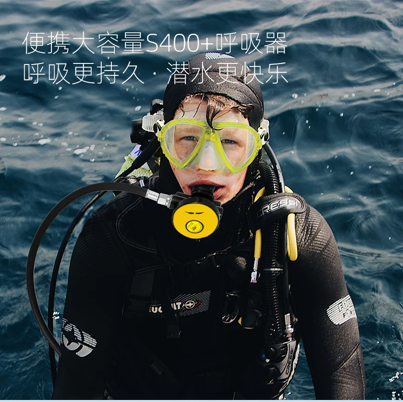 NEW SMACO Diving Equipment S400plus Underwater Respirator 1L Diving Oxygen Bottle Swimming Equipment