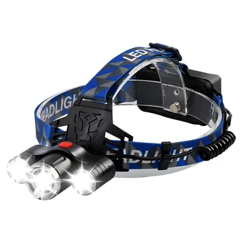 

Hot Rotatable 18650 Usb Rechargeable Super Bright Led Headlamp Flashlight For