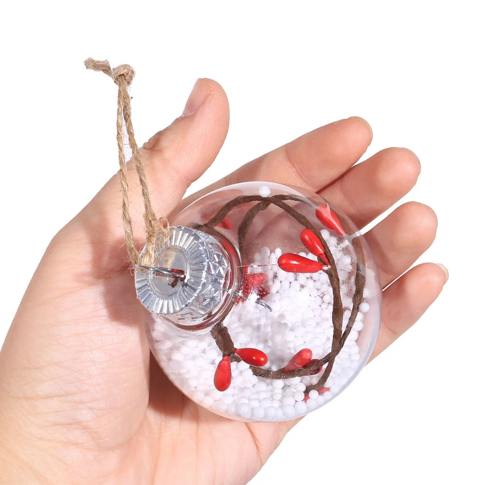 Multicolor Shiny Christmas Balls Plastic Baubles Xmas Balls Ornament Christmas Tree Hanging Decorations Ball New Year