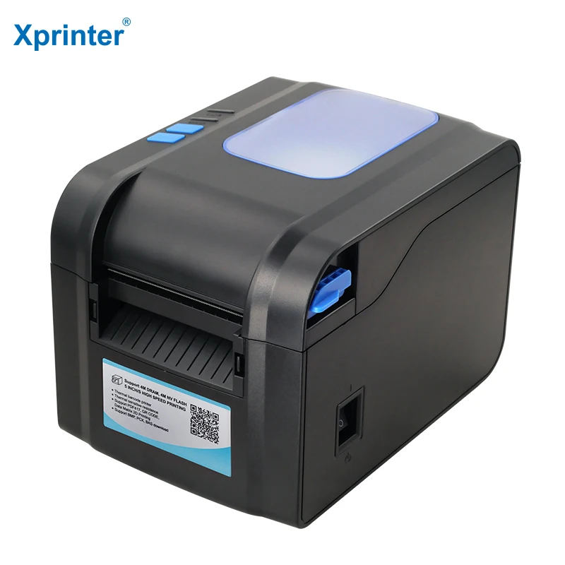 printers mini Xprinter 370B Thermal Printers With Automatic Stripping High Speed 152mm/s Two-in-One Receipt Sticker Barcode Label Printer mini photo printer canon Printers