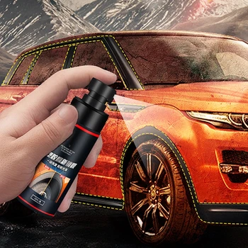 

60ml Plastic Parts Retreading Agent Instrument Panel Wax Reducing Agent Automotive Interior Plastic Renovated Coating