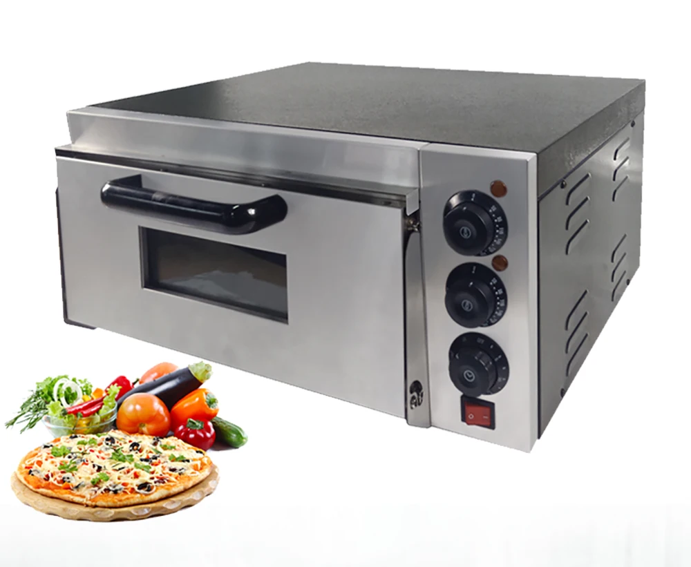 

Single deck pizza oven with temperature control commercial baking machine for coffee catering machine