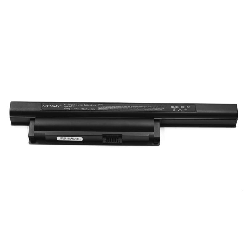 Apexway ноутбук Батарея для sony BPS22 VGP BPS22A VAIO VPC E1Z1E EA45FG/B EA1 EA16E EA1S EA1Z1E EA27EC|Аккумуляторы