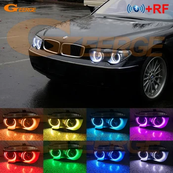 

RF remote Bluetooth APP Multi-Color Ultra bright RGB LED Angel Eyes Halo Ring For BMW E65 E66 PRE FACELIFT 745i 745Li 760Li 760i