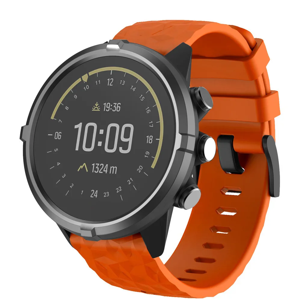 Спортивный силиконовый браслет наручные часы ремешок для Suunto 9/9 Baro медные часы# BO