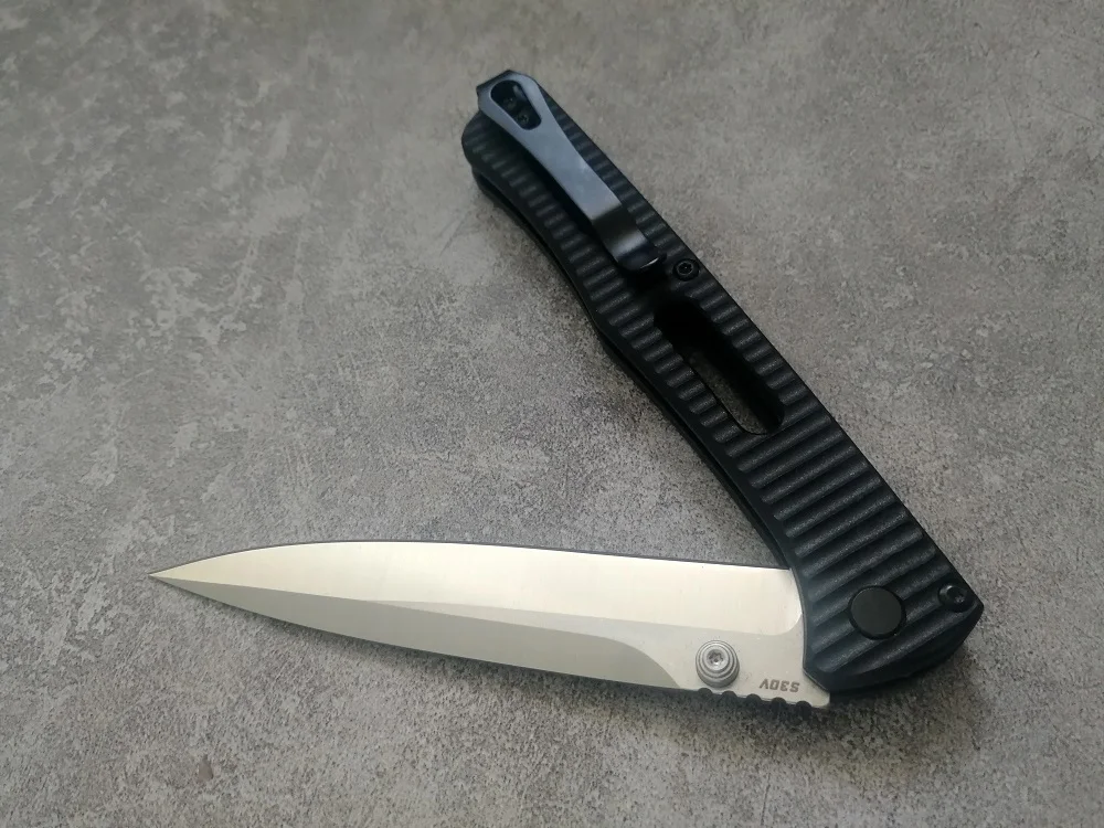 WHYEDC OEM качество 417 складной нож Mark S30V лезвие из нейлонового волокна ручка EDC нож s тактические охотничьи ножи для кемпинга открытый инструмент