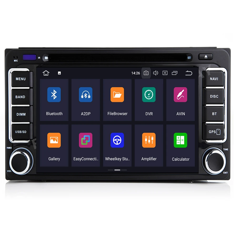 Android 9,0 64G DSP ips экран автомобиля gps для Toyota универсальный RAV4 Corolla Vios HILUX Terios Land Cruiser 100 PRADO dvd плеер