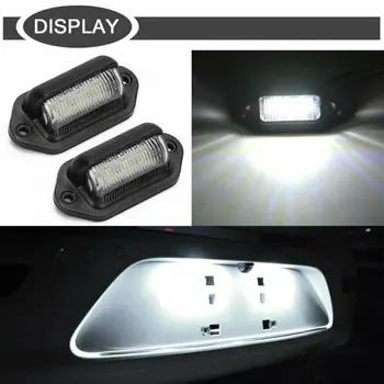 

Boats LED license plate light Aircraft Automotive 4pcs RV Universal Tag Lights