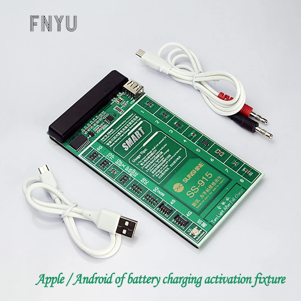 SS-915 универсальная плата для активации аккумулятора Быстрая зарядка с usb-кабелем iPhone samsung Android инструмент для ремонта аккумулятора сотового телефона