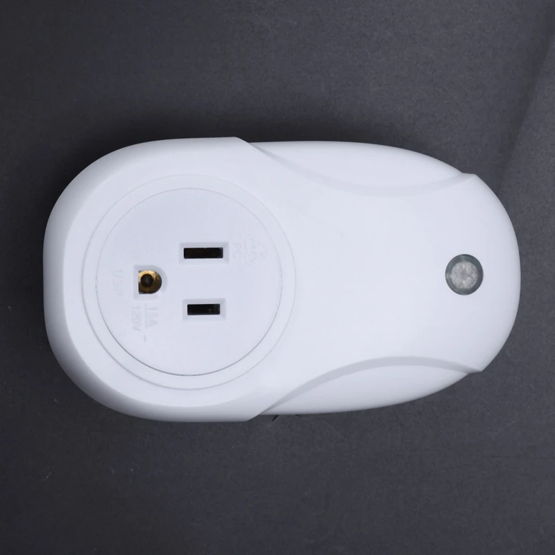 Digital Wireless Temperature Controller, Built In Temp Sensor Electric Thermostat Socket 3 Prong Plug Lcd Display Outlet Heating